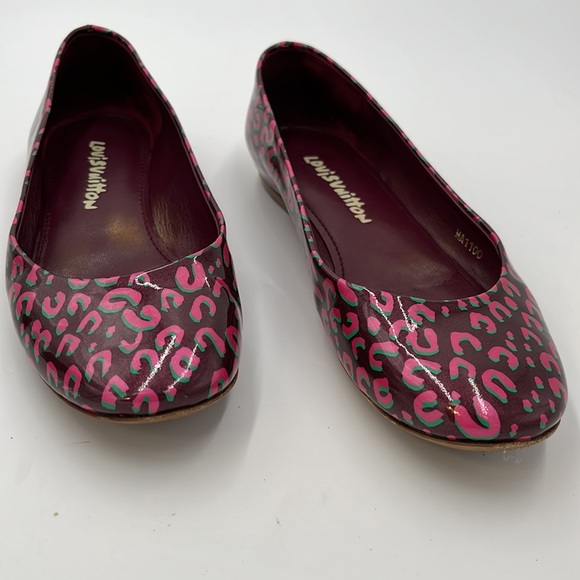 Louis Vuitton Stephen Sprouce Leopard Flats -  with COA - Picture 3 of 15